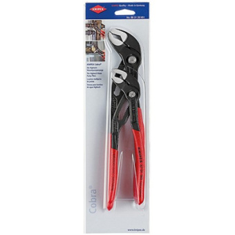 KNIPEX Набор сантехнических ключей Cobra® 2 предмета (180-250 мм) 00 31 20 V01 | 00 31 20 V01
