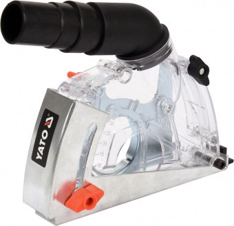 YATO Кожух пилозахисний до КШМ для різання YATO: на диск Ø115/125 мм, глиб. різу- 32мм, зона дії- 28