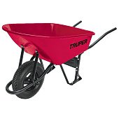 TRUPER CAT-60ND Тачка будівельна з посиленою пневматичною шиною 16" (ND), 100 літрів.