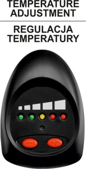 YATO Фен технічний мережевий YATO : P= 2000 Вт 0~550°C, з регулятором темп-ри, 5 t°.реж + 6 аксесуар