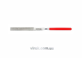 YATO Надфіль алмазний YATO плоский, l= 180/70 мм, b= 5 мм  | YT-6152