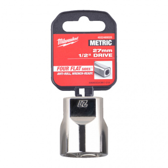MILWAUKEE Головка хромована метрична 1/2'', 27мм | 4932480025