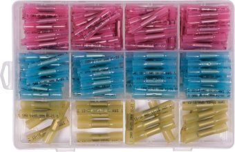 YATO Кембрики термоусадні при t≤ 105°C під обтиск.YATO, для провідників 0,5- 6,0 мм², 200 шт  | YT-8