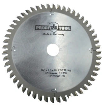 Диск пильный PROFITOOL - HW 160х1,8х1,2х20 мм TF52 (2116020)