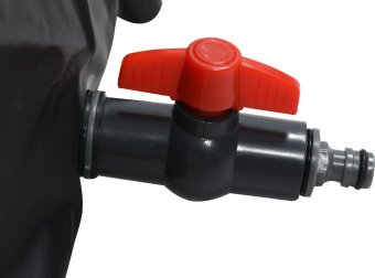 FLO Бак збірний дощової води з ПВХ : 500 л, Ø=3/4", Ø80 x 98 см, стійкий до УФ променів  | 89704