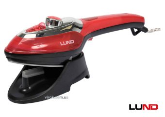 Пароочисник для одягу з праскою, 3 в 1 мережевий LUND : 1.1 кВт, ємність води- 100 мл + 2 щітки [10]