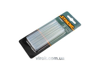 STHOR Стержні клейові : Ø= 7 х100 мм. прозорі уп. 12 шт.  | 73260