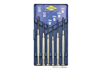 VOREL Набір викруток прецизійних : SL. Cr-V 6 Шт.  | 64310