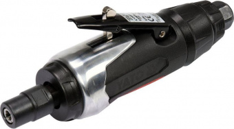 YATO Шліфмашина пневматична, пряма YATO зі сполуч. Ø=1/4", роб. тиск- 6,3Bar, витр. повітря-113 л/хв