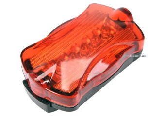 VOREL Ліхтар до велосипеду світлодіодний і задній габаритн. : 3Вт, 150lm, живл.-3ААА і 2ААА батар | 