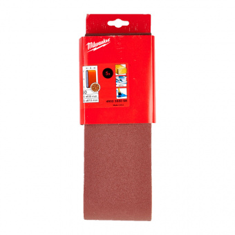 MILWAUKEE Шлиф. лента 100х610 зерно 80 (5 шт) | 4932355068