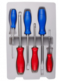 KING TONY Набор отверток в коробке, силовые, 6 предметов (1481&1482 SERIES) | 36206MR