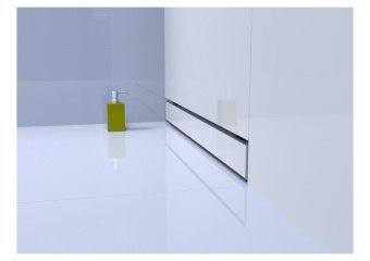 FALA Трап стіновий зливний з нержавіючої сталі "BRICK" ; 30х 4х 5 см  | 75350