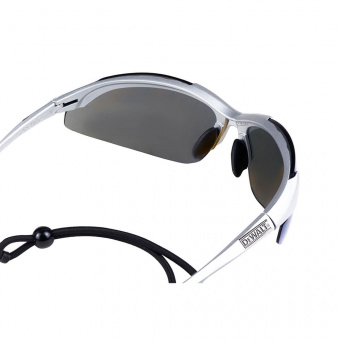 Окуляри DeWALT Infinity™, блакитні дзеркальні, полікарбонатні, з  м'якими накладками на дужках