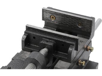 Лещата машинні вертикально-горизонтально напрямні YATO, губки b= 100 мм, розвід губ- 80 мм [1]