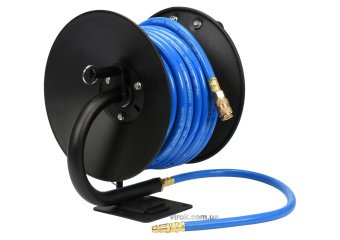 YATO Шланг пневматичний ПВХ на бобіні YATO з швидкоз'єдн. наконеч-ми; Ø=10мм, макс. тиск 20Bar, l=15