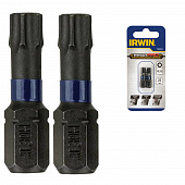 IRWIN Бита IMPACT PRO 1/4"/25мм TX15 2шт, | IW6061615