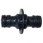 Двосторонній зєднувач для шланга пластиковий, 3/4,1/2 Technics | 72-430