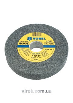 VOREL Круг для точила : 150х31,75х25 мм (грубозернистий)  | 08868