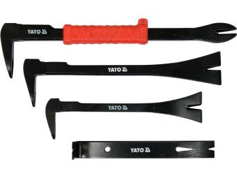 YATO Набір ломів- цвяходерів YATO: 4 шт., l= 180/2000/250/300 мм  | YT-47304