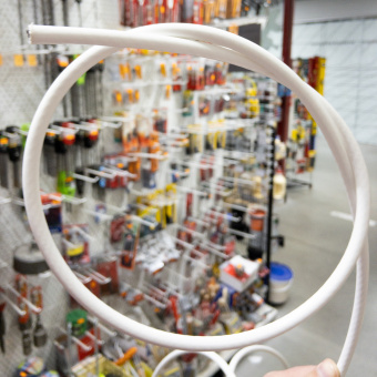 Трос нержавеющий 7X7 в белой ПВХ оболочке 3/5 мм A4