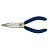 VOREL Щипці - плоскогубці міні : гнуті, L= 120 мм, з ізольованими ручками  | 42306