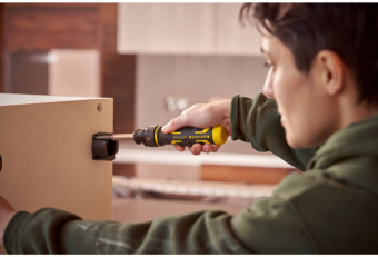 Викрутка - набір  FATMAX "Speed Drive" з заскочним механізмом в комплекті з 3-ма вставками.