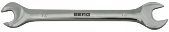 48-105 Ключ ріжковий двосторонній Cr-V 12х13 мм | Berg