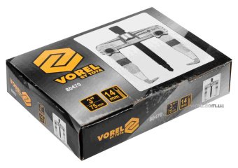 Знімач підшипників 2-лапковий VOREL : 75 мм, Ø= 14 мм [30]