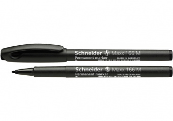 Маркер перманентный SCHNEIDER MAXX 166 1 мм, черный