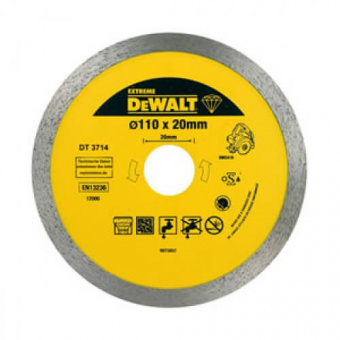 DeWalt DT3714 Круг алмазный d=110 мм, h сегмента 5 мм, для плиткореза DWC410