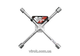 YATO Ключ хрестоподібний YATO 17х19х21х22 мм для коліс зміцнений  | YT-0800