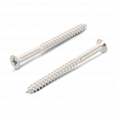 Шуруп нержавеющий универсальный, потай ART 9050 5x 30/20 A2 PZ2 неполная резьба