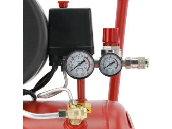 Компресор мережевий YATO 230 В, 1,5 кВт, тиск ≤ 8 Bar,  под. повітря- 200 л/хв, ресивер- 24 л [1]