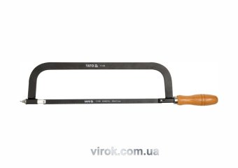 YATO Ножiвка по металу YATO : L= 300 мм. дерев'яна ручка  | YT-3160