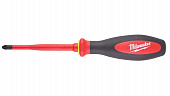 MILWAUKEE Викрутка VDE діелектрична тонкаPZ2х100мм | 4932471451