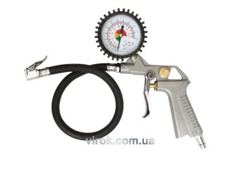 VOREL Пістолет пневматичний для накачування з манометром, 2.8-10 бар  | 81650