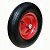 Колесо з металевим диском для тачки, 15, вісь 20х65мм Technics Master | 70-433
