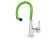 FALA Змішувач води "FLEXIBLE" для раковини з гнучкою зеленою лійкою  | 75709