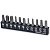 Набор бит для шуруповерта TOPTUL 1/4" 11ед. GAAV1103