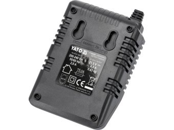 Зарядний пристрій розумний з охолодженням YATO для акумуляторів Li-Ion 18 В, 4,5А від мережі 230 B