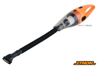 STHOR Порохотяг автомобільний акумул. : Li-Ion 7.4 В, 2АГод, 80Вт,роб.час-20хв, фільтр HEPA+сумка | 