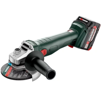 Акумуляторна кутова шліфмашина Metabo W 18 L 9-125 Quick (18 В, 2х5.2 А*год, 125 мм) (602249650)