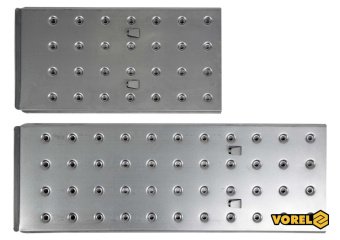 VOREL Панелі підстильні до драбини 17704 : 56 х 29.5 см і 83 х 29.5 см, зі сталевої бляхи, 2 шт  | 1