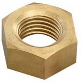 Гайка латунная шестигранная Din 934 M14 (уп 50 шт.)