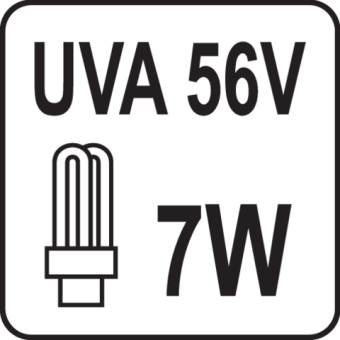 Світильник проти комах з вентилятором LUND, від електр. мережі 230 В, 15 Вт, 150х380 мм(DW)