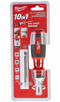 Milwaukee Отвертка с трещеткой PH1 / PH2 / PZ2 / TX15 / TX20 / SL0.8X5,5мм // 48222311