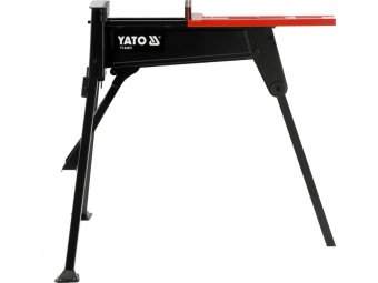 Лещата мобільні на 3 ніжках YATO; розвід/ ширина губ- 955/180 мм, сила стиску- 10кН, макс. наван-300