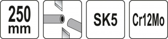 YATO Ножиці багатофункційні YATO : L= 250 мм, CrMo + SK5 58-62 HRC + 4 запасних леза  | YT-18963