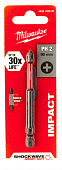 MILWAUKEE Біта SHOCKWAVE , PH2, 90мм (1шт) | 4932430856